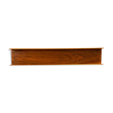 Mid-Century Modern Teak wall-mounted shelf by Walter Wirz for Wilhelm Renz, 150cm, 1960s
