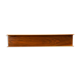 Mid-Century Modern Teak wall-mounted shelf by Walter Wirz for Wilhelm Renz, 150cm, 1960s