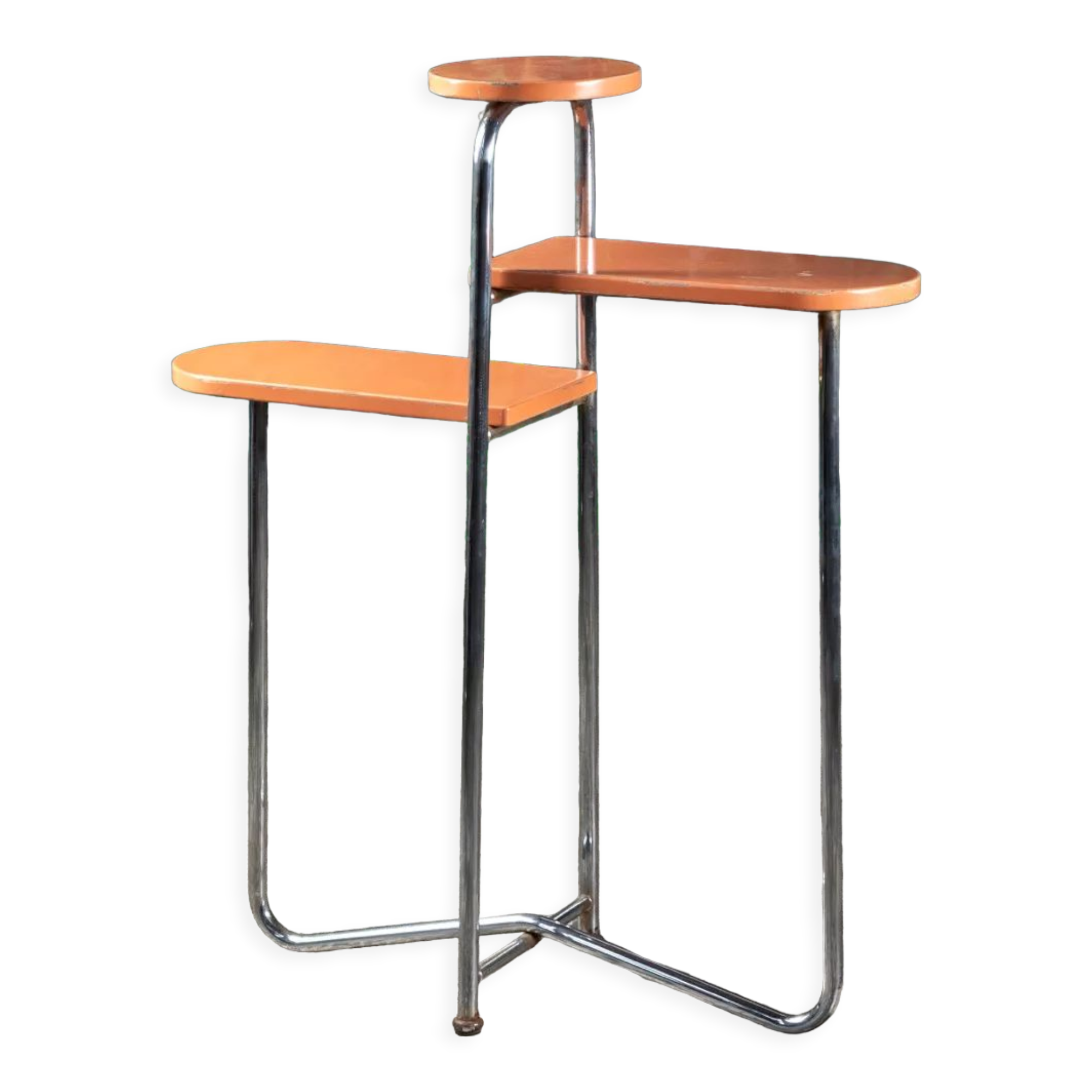 Original funkcionalism flower table model no. 1069, Vichr a spol. Prague 30ies