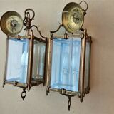 Bronze lantern Louis XVI style in WORKING ORDER - 2 COPIES AVAILABLE