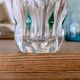 Vase Saint-Louis en cristal taillé vert – Art de la table & décoration