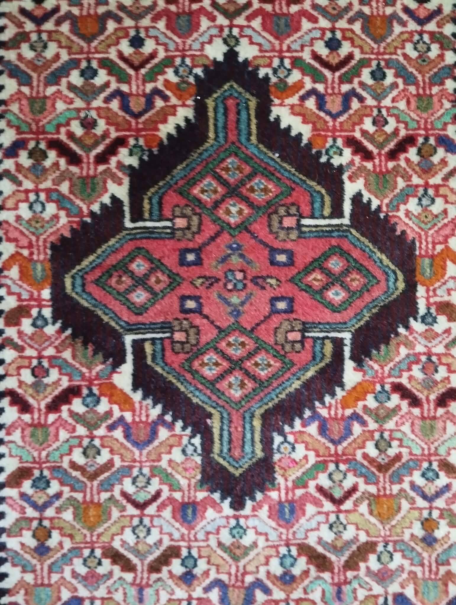Tapis de coulioiur Persan Abadeh 277x81cm