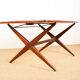 Table Scandinave Vintage, haute et basse, en Teck par Frederik Kayser 1960.