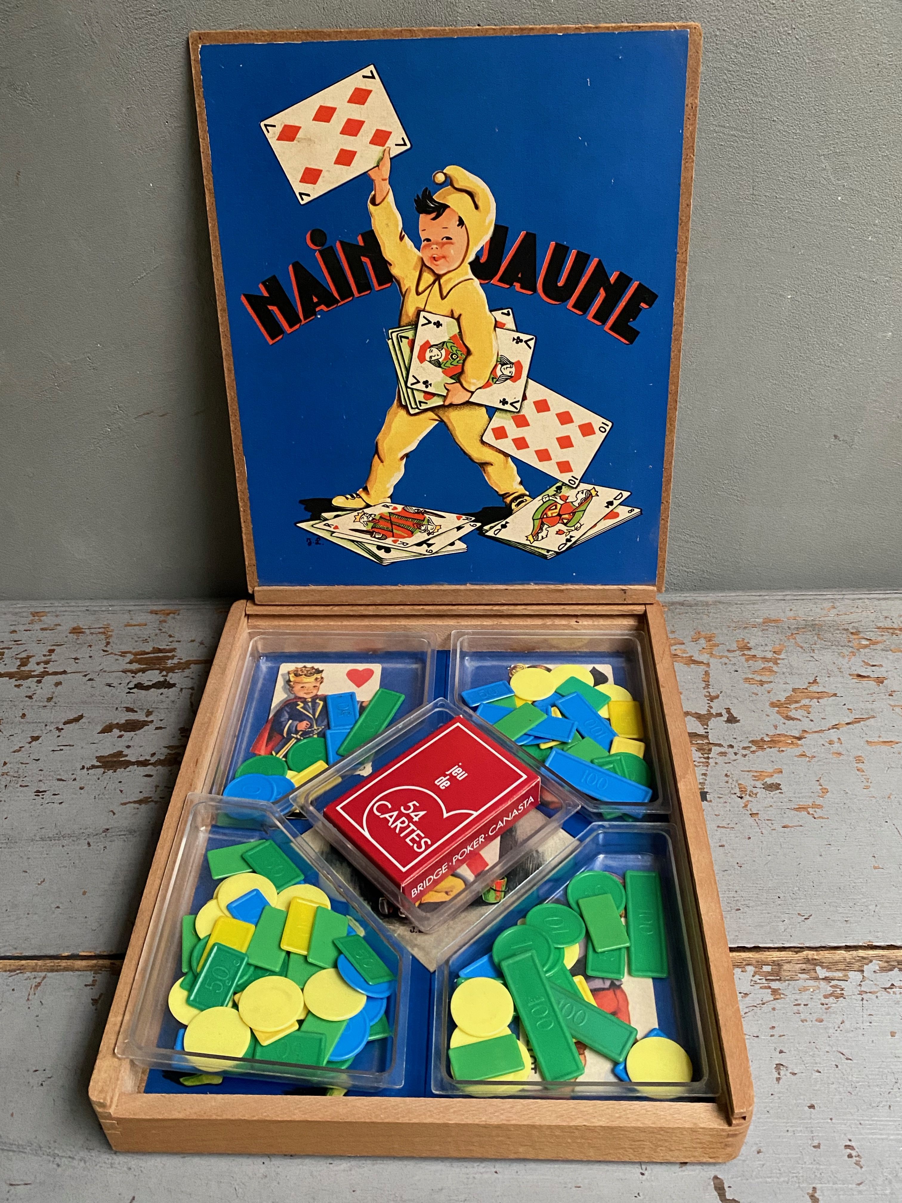 Jeu De Nain Jaune Ancien En Bois - France, Très Bon état