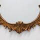 Florentine Style Giltwood Mirror with Acanthus Crest, Italy, 20th Century