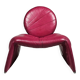 Calypso pink chaise longue by Vittorio Introini for Saporiti, Italy, 1970.