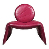 Fauteuil Calypso rose de Vittorio Introini pour Saporiti, Italie, 1970