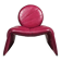 Calypso pink chaise longue by Vittorio Introini for Saporiti, Italy, 1970.