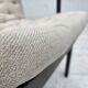 1970s, Scandinavian armchair, furniture wool, dark beech wood.