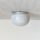 Small half-spherical half-moon wall light ceiling light 14 cm opaline