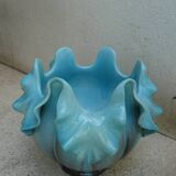 Ceramic cachepot vase by delfin massier circa 1890