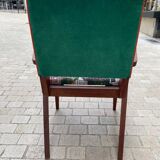 Paire de fauteuil bridge vintage compas