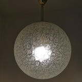 Large Handblown Glass Pendant from Doria Leuchten, 1960s