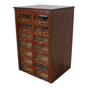 Armoire de mercerie vintage en