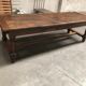 large old walnut farmhouse table