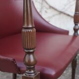 Wooden office chairs, 1950s, set of 2