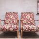 Pair of vintage 1950 armchairs