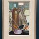 Original Swedish Oil on Canvas – “Still Life” by Harry Holmberg – Signed – Dated 1956 – Vintage & Framed – 47 × 34.5 cm (18.5" × 13.6")