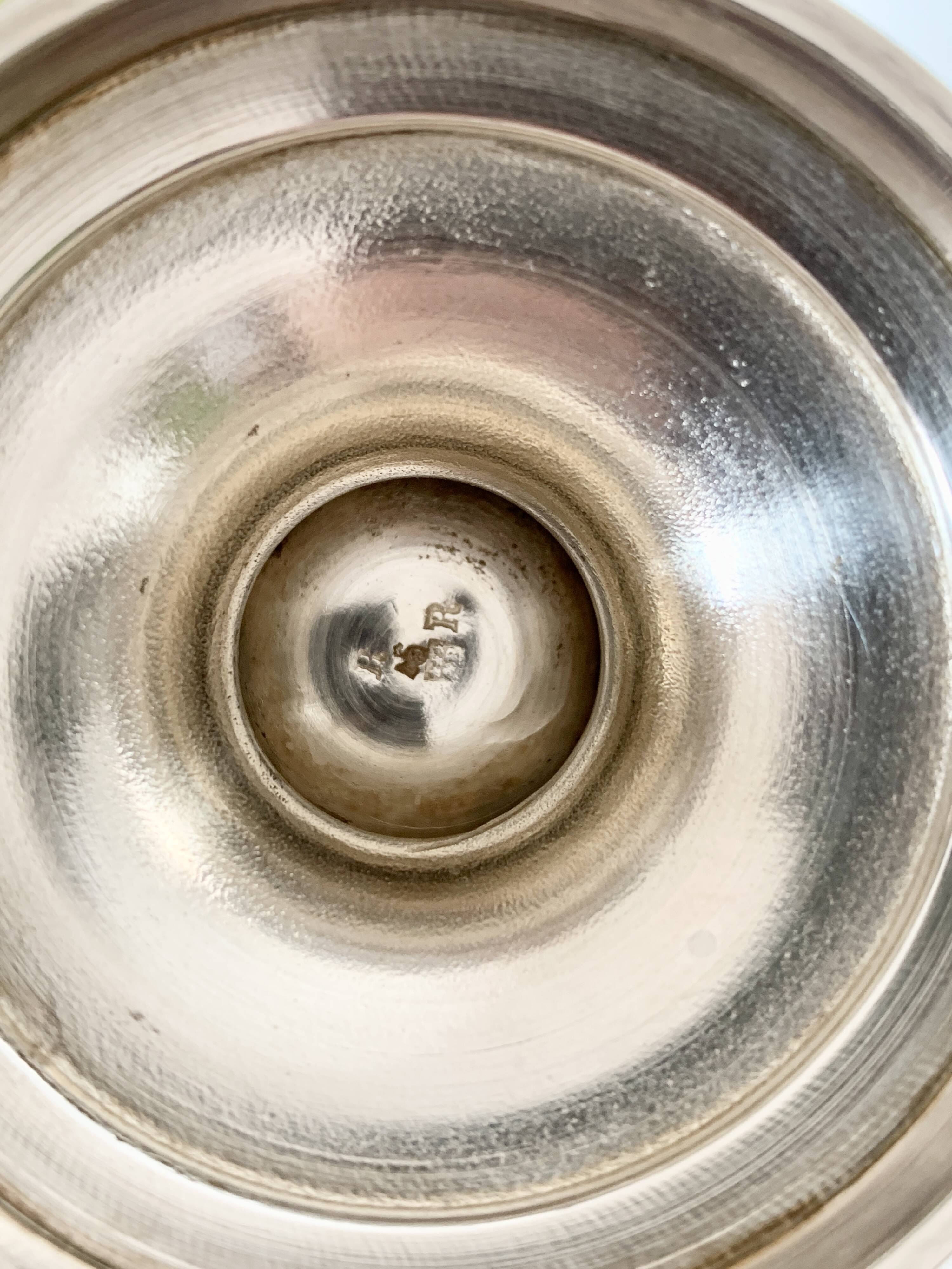 Boulenger silver-plated and ebony milk jug