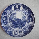 old Delft earthenware dish bicentenary French Revolution old Dutch dish