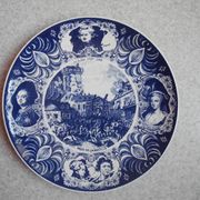 old Delft earthenware dish bicentenary French Revolution old Dutch dish