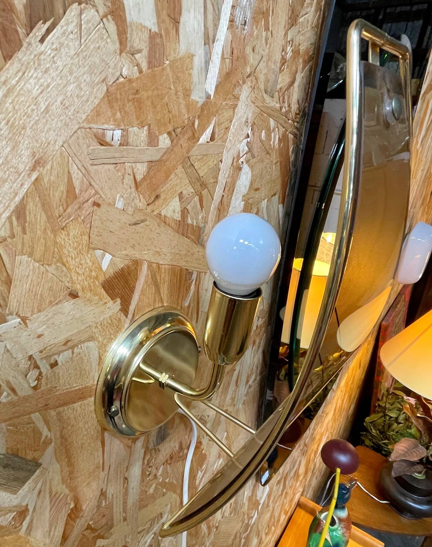 1980s vintage wall light
