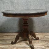 Empire-Restoration period mahogany pedestal table circa 1820