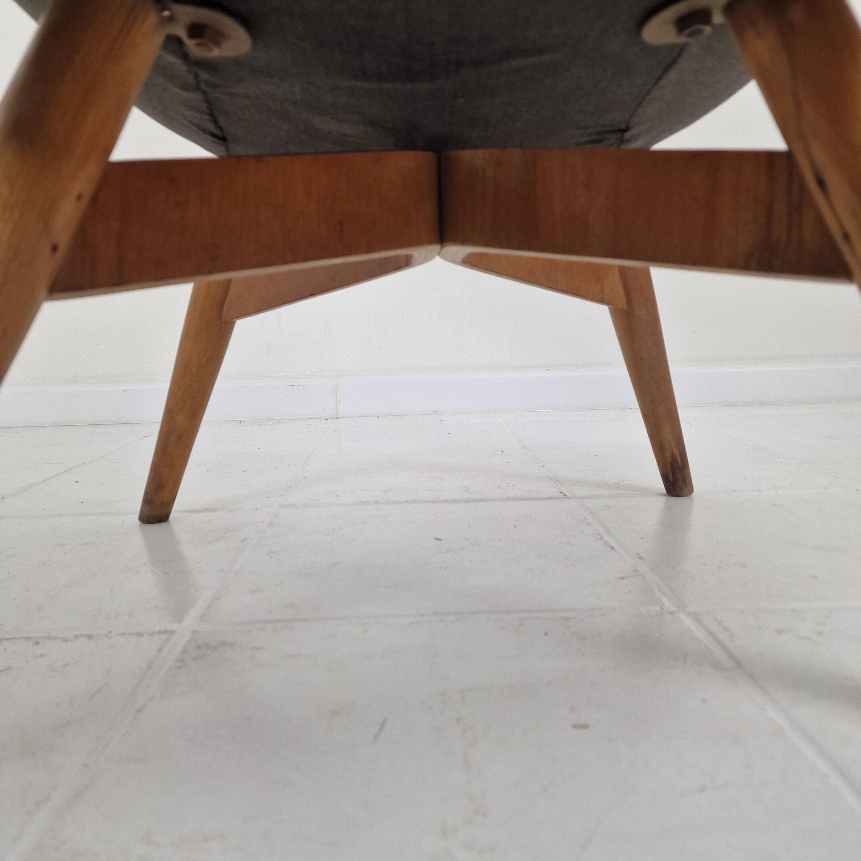 Set of 2 Bucket Lounge Chairs by Miroslav Navrátil for Vertex, 1960's