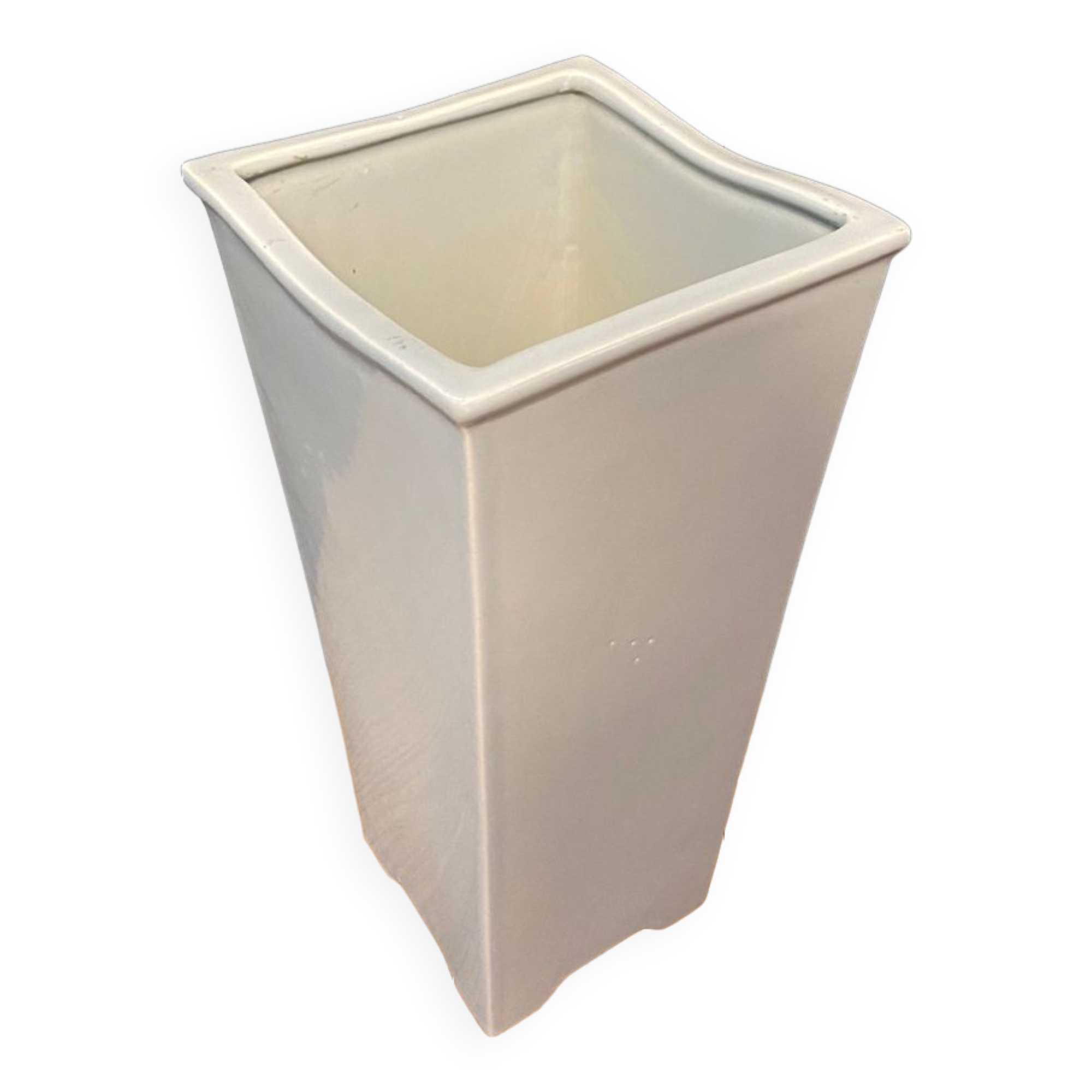 Vase en céramique sauge