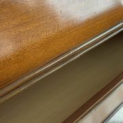 Dalvera wooden and bamboo chest of drawers, 1970