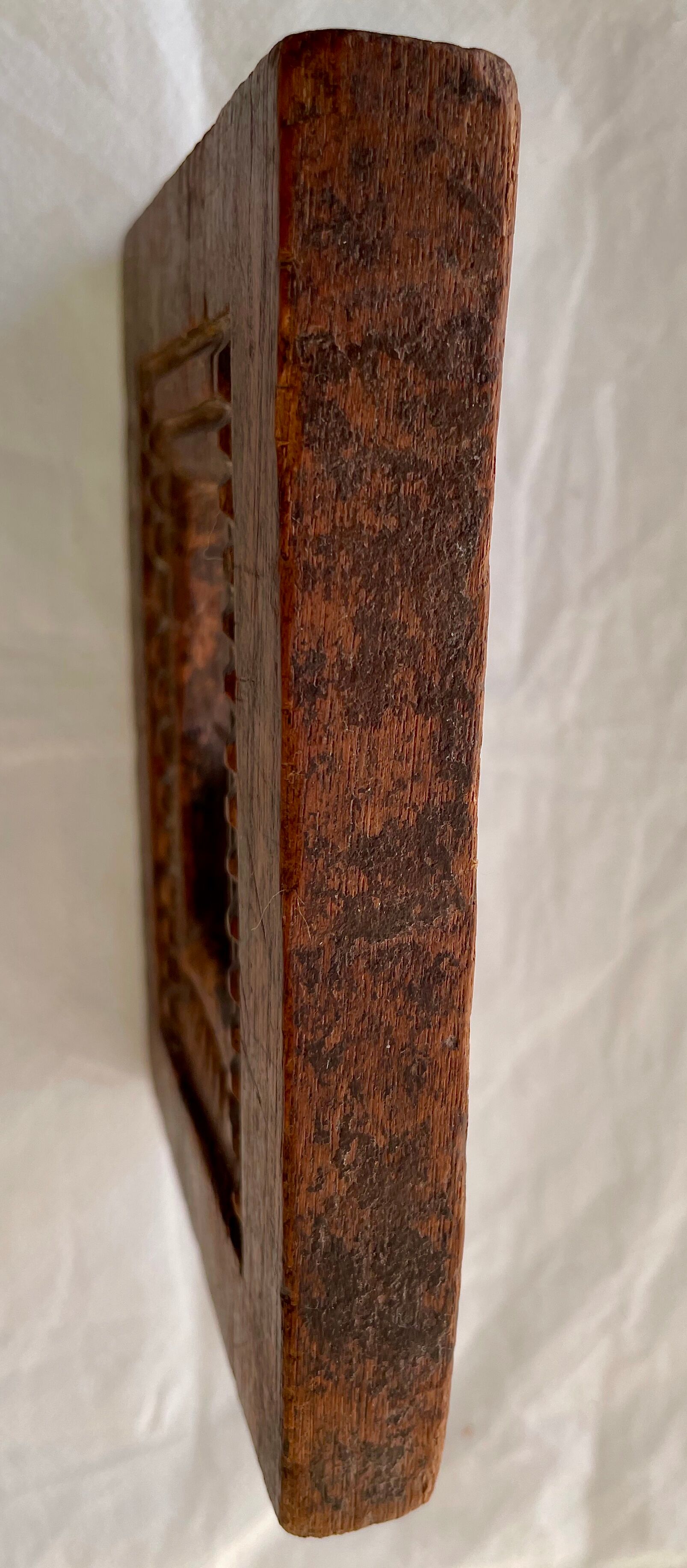 Two small old Indian frames carved wood