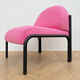 Restored pink Souvignet armchair