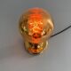 Simple table lamp in gilded porcelain by Philips NTD, 1960s, Germany.