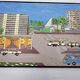 Naive Art painting painting on wood