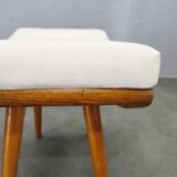 Pair of Mid-Century Maple Wood Stools, 1960, Czechoslovakia