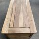18th-century stripped chest in solid walnut