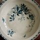 Shallow round plate, Gien ironstone.