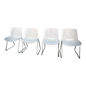 Chaises scandinave années  70 du designer Svante Schöblom