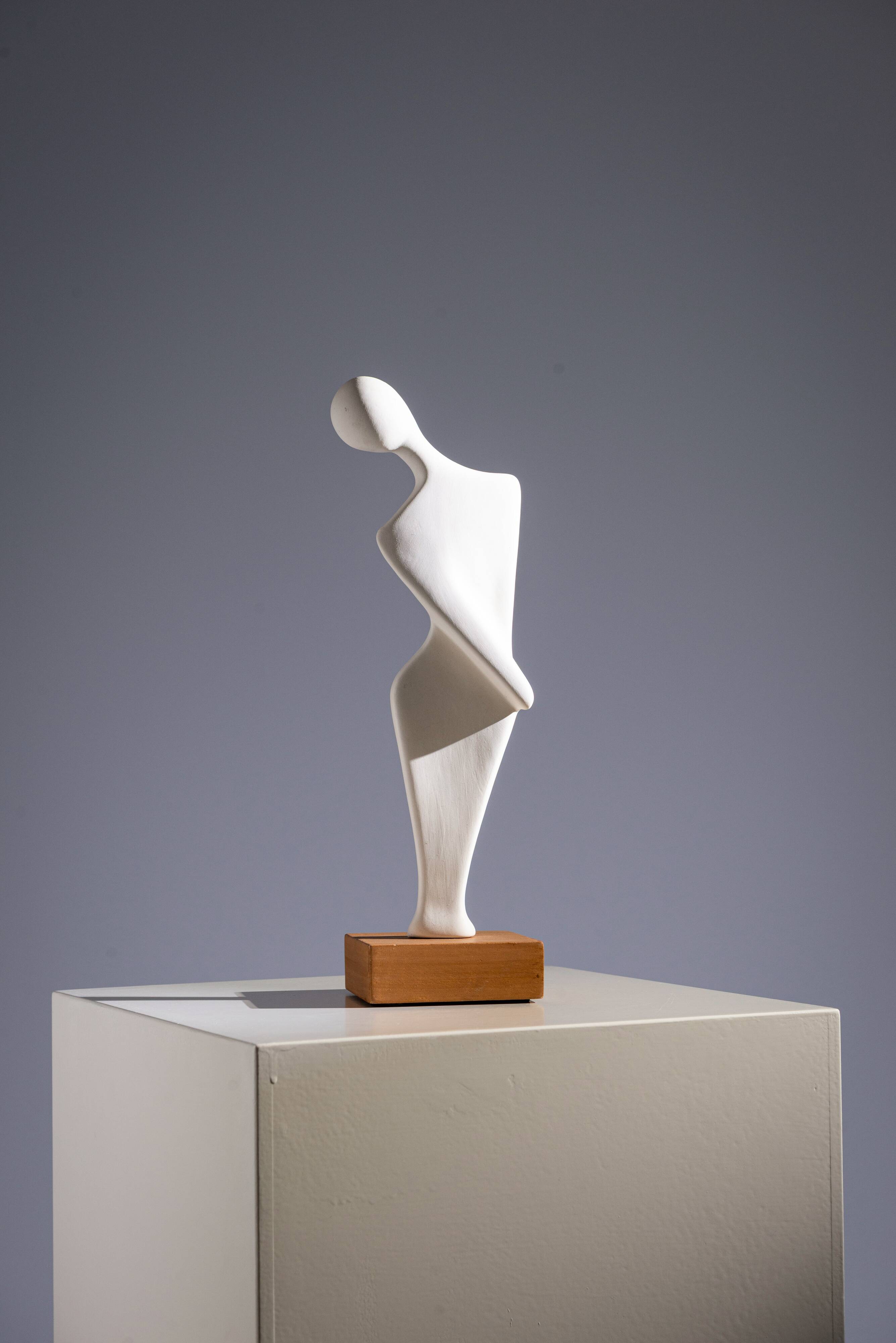 Elegant minimalistic abstract sculpture