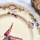 Vintage earthenware plate bird Cléry LONGCHAMP 1930