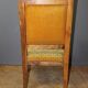 Paire de fauteuils restauration en noyer XIX