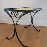 Table low wrought iron
