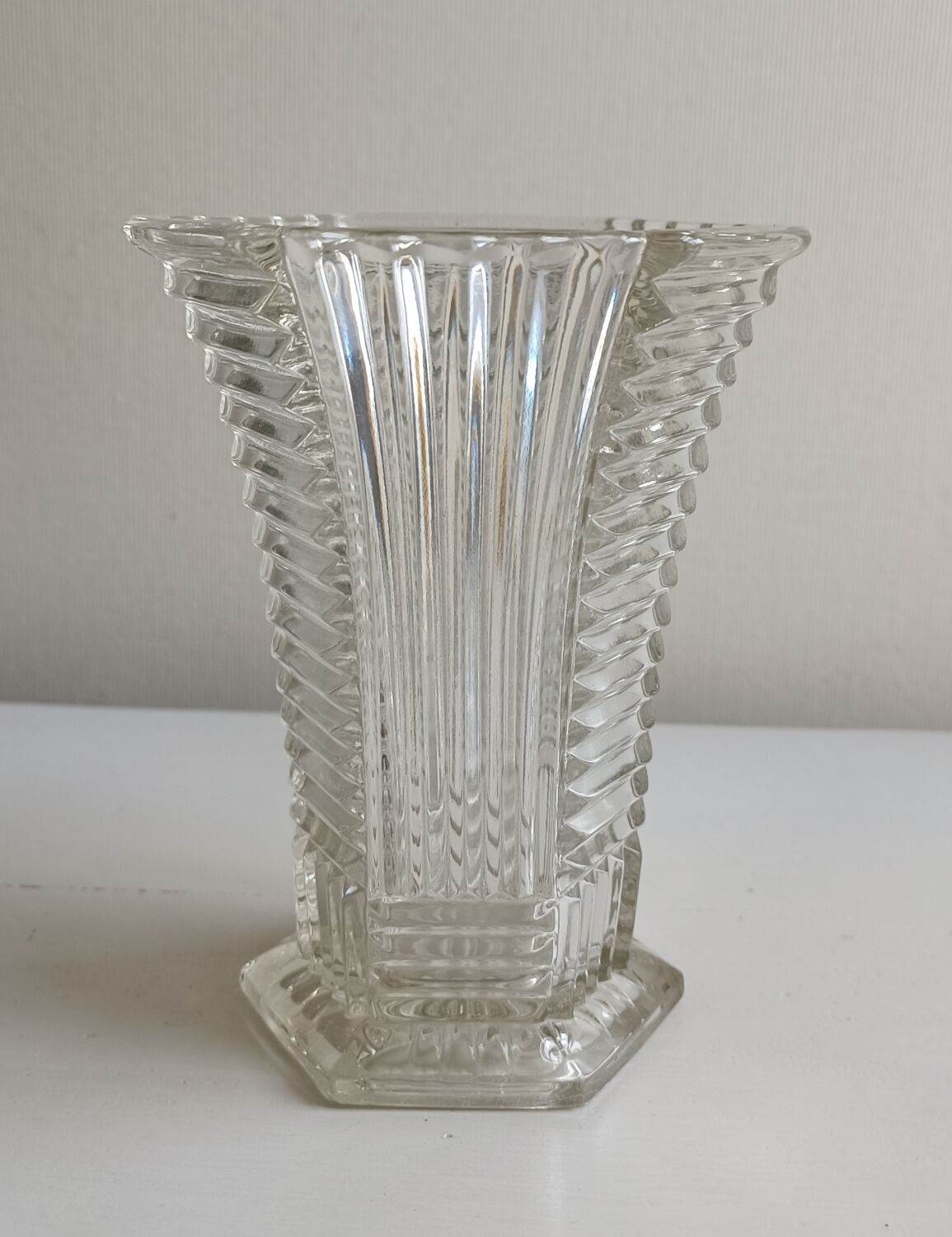 Art Deco cornet vase