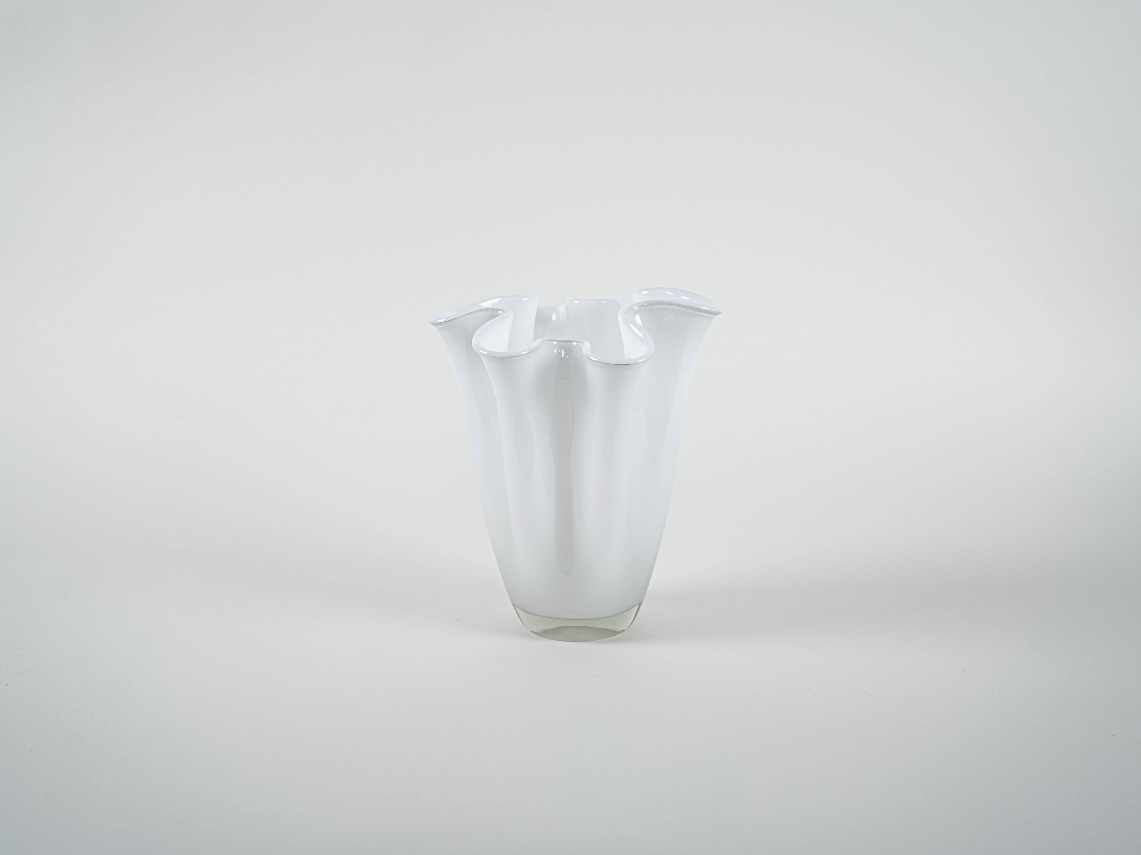 Glass vase, Danish design, 1970s, made in Denmark