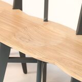 Bench seat vintage bistro chairs