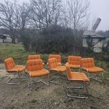 Yves Christin - Set of 8 chairs model STORM
