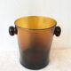 Blown glass ice bucket