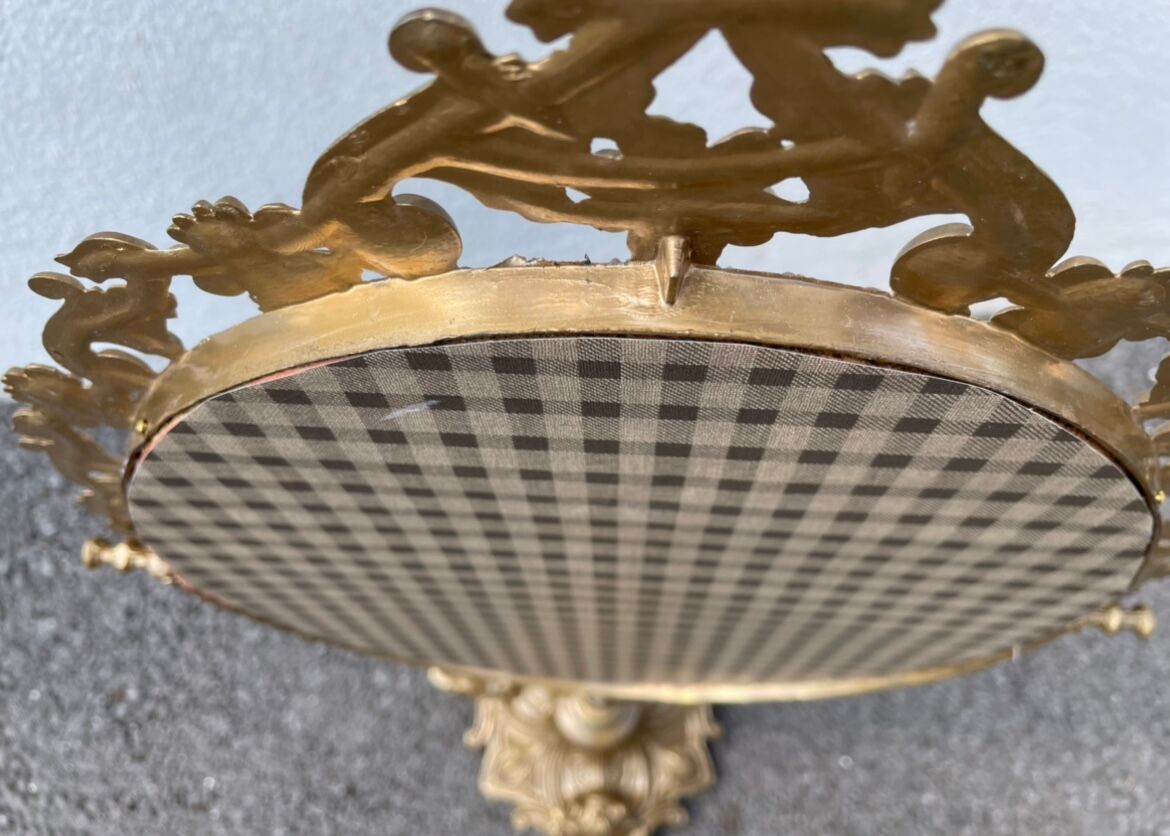 Golden mirror 21x50cm