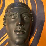 Moulage du Louvre en plâtre tête d'Aurige