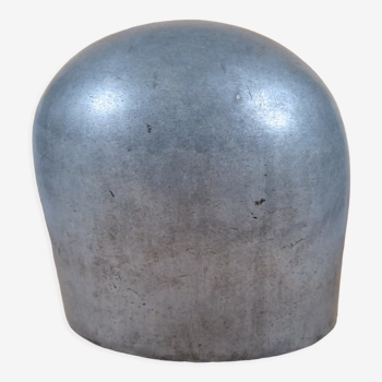 Old industrial workshop hat shape in metal cast aluminum XX th